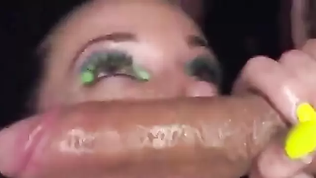 Tajik slut sucking on huge dick